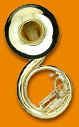 sousaphone, sousa, basse, saxhorn, bugle, cor, euphoium, trombone, trompette, tuba, hélicon
